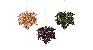 Decoris Kersthanger plastic blad 10,5cm