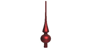 Decoris piek glas Ossenbloed Mat 6x26cm