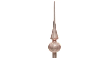 Decoris piek glas poederroze glans 6x26cm