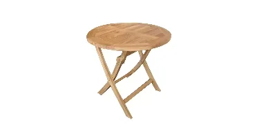 Dining Tuin Klaptafel Rond Milton Teak Ø90cm