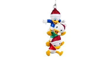 Disney kerstbal Kwik, Kwek & Kwak