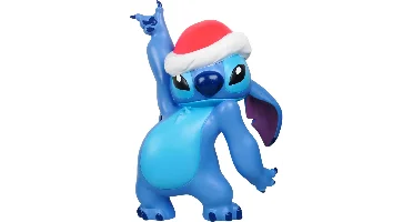 Disney Kerstbeeld Stitch met kerstmuts 49cm