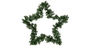 Everlands krans ster 60cm groen