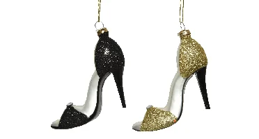 Kersthanger hakschoen 9.50x3.70x10.5cm - 1 stuk