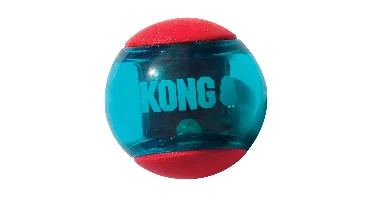 Kong Squeezz Action ball red medium 3 stuks bal Ø 6,5 cm