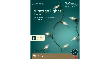 Lumineo 360Led vintage verlichting 36cm warm wit