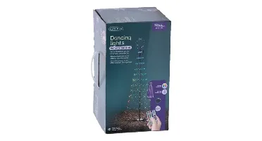 Lumineo led boom 60x150cm zwart/colour change