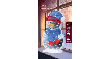 Lumineo led infinity sneeuwpop 153LED multi