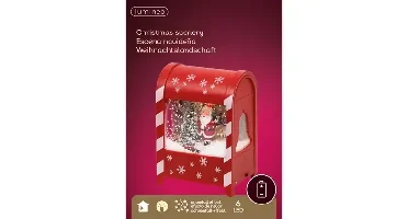 Lumineo led mailbox warm wit