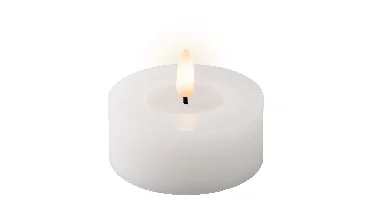 Lumineo LED Theelicht 7x3cm wit/warmwit 2st