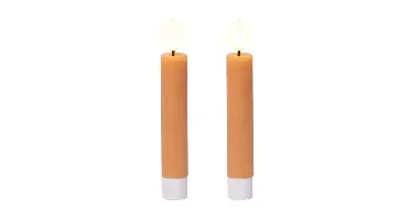 Lumineo leddinerkaars d2h14cm 2st oranje
