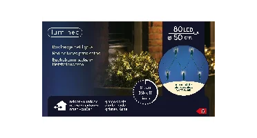 Lumineo Netverlichtingled buxus ø50cm 80led warm wit