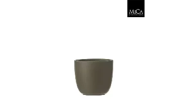 Mica Decorations tusca pot groen 14x13cm