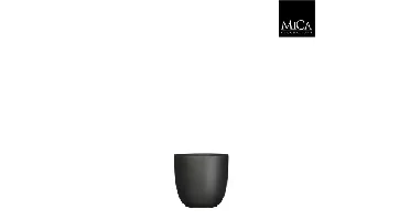 Mica Decorations tusca pot mat zwart 9x10cm