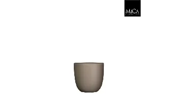 Mica Decorations tusca pot taupe 13x14cm