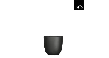 Mica Decorations tusca pot zwart 14x15cm