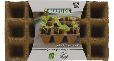 Nature Biopottrays 5x5x5cm set 6 trays