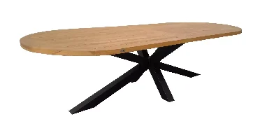 Dining Tuintafel Oval Spinpoot Teak 280cm