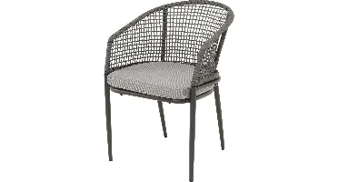 Tuinstoel kioto grijs