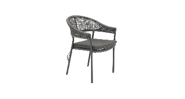 Vita Tuinstoel Bazel Antraciet