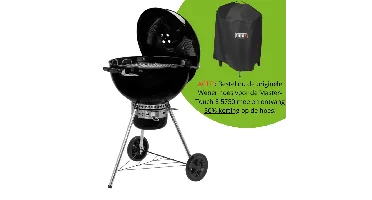 Weber Master-Touch GBS E-5750 houtskoolbarbecue Ø57cm Zwart