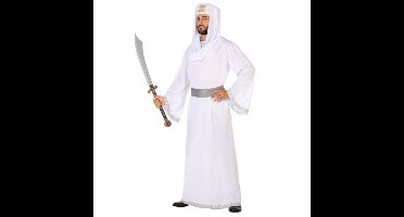 1001 nacht Arabier verkleedpak/kostuum - voor heren - wit - carnavalskleding
