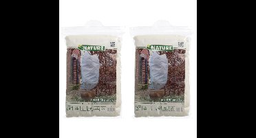 12x Plantenhoezen wit 1 m x 50 cm anti-vorst bescherming