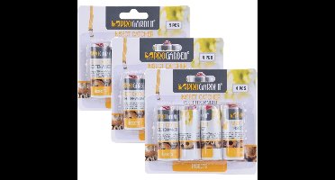 12x Stuks vliegenvangers/insectenvangers plakstrips in koker