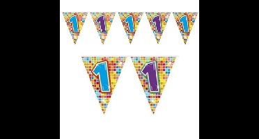 1x Mini slinger versiering 1e verjaardag