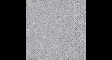 20x Zilveren servetten 33 x 33 cm