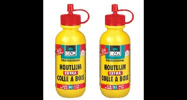 2x Bison houtlijm extra 75 gram D3