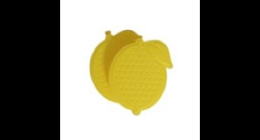 2x stuks grote ijsblokken - citroen - herbruikbaar - 9 cm - Gekoelde drankjes maken - IJsblokjes