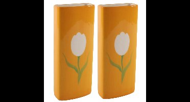 2x Stuks Radiatorbak luchtbevochtiger/waterverdamper - porselein - 20 x 8 cm