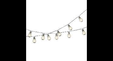 2x stuks solar lichtbolletjes tuinverlichting/feestverlichting met knipperend effect 4.5m