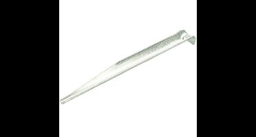 30x grondpennen/tentharingen aluminium geribbeld 18,5 cm