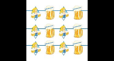 3x Oktoberfest/bierfeest slingers met blonde dame 10 m