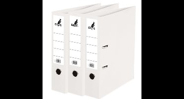 3x Ringband mappen/ordners wit 75 mm A4