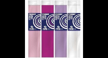 4x Crepe papier basis pakket meisjes 250 x50cm knutsel materiaal