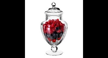 4x stuks snoeppotten/voorraadpotten 2,1L glas met deksel
