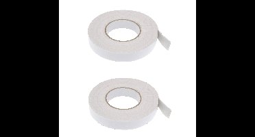 8 rollen plakband / tape dubbelzijdig 1,9 cm x 5 m