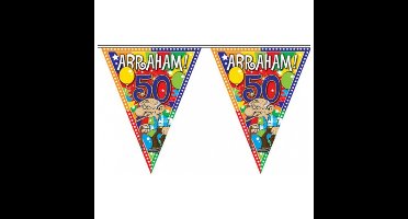 Abraham feest versiering vlaggenlijn 10 m