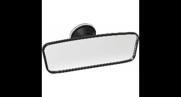 Achteruitkijkspiegel met zuignap - universeel - 18 x 6 cm - binnen spiegel