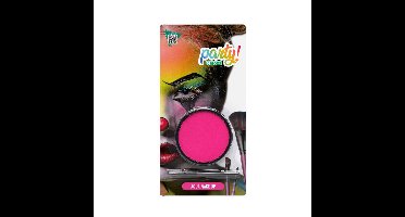 Atosa Aqua grimeer schmink met kwastje - roze - 12 gram - carnaval/verkleed thema