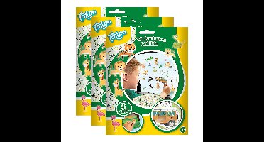 Auto raamstickers - 165x - jungle/wildlife thema - voor kinderen