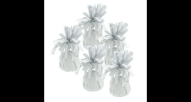 Ballon gewichtjes - 10x - wit - 170 gram - gewichtjes voor helium ballontrosjes