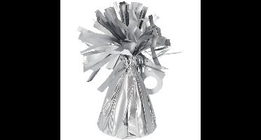 Ballon gewichtjes - mat zilver - 170 gram - helium ballontrosjes