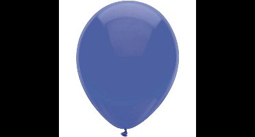 Ballonnen - marine blauw - verjaardag/thema feest - 100x stuks - 29 cm