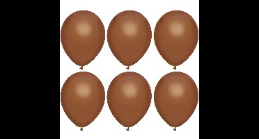 Ballonnen verjaardag/thema feest - 300x stuks - bruin - 29 cm