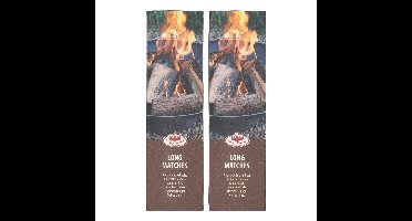 BBQ/Barbecue lucifers - 90x - lange lucifers - 28 cm