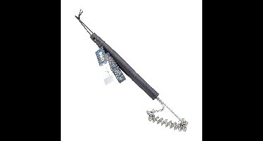 BBQ Collection BBQ kwast/borstel - 2 kwasten - H40 cm - RVS - barbecue borstel
